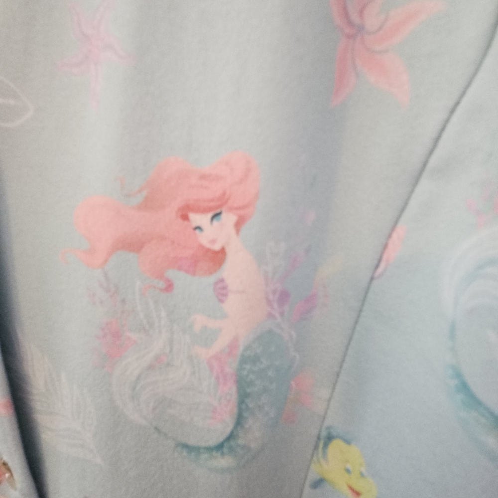 Light Blue Little Mermaid Button-Front Dress - Picture 5 of 7